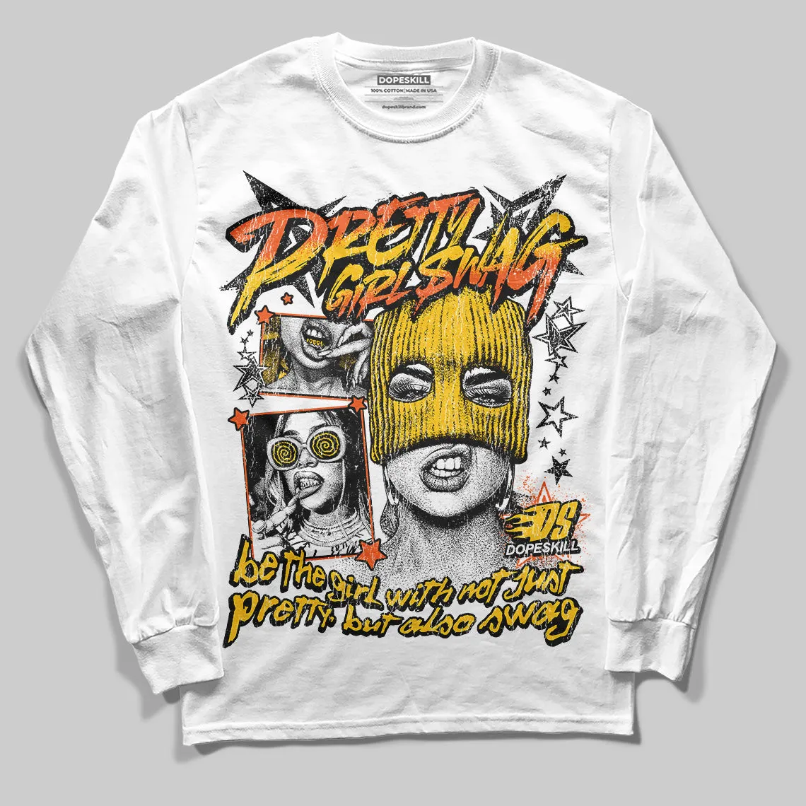 Yellow Collection DopeSkill Long Sleeve T-Shirt Pretty Girl Swag Graphic sold by DopeSkill product image thumbnail 2