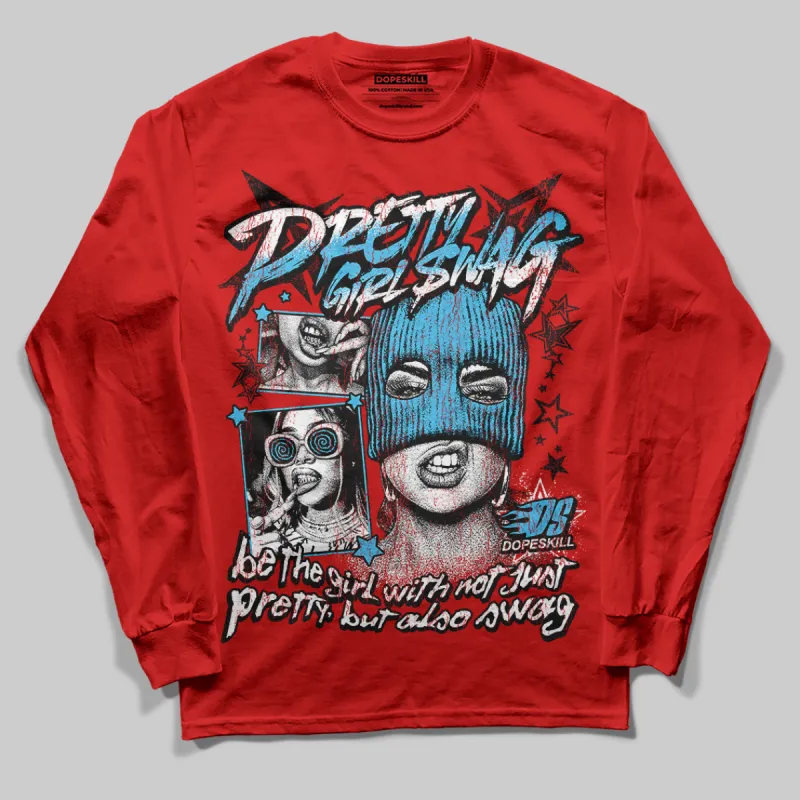 Red Collection DopeSkill Red Long Sleeve T-Shirt Pretty Girl Swag Graphic sold by DopeSkill