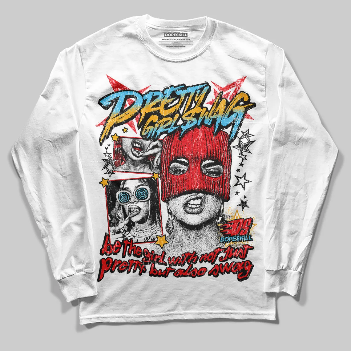 Red Collection DopeSkill Long Sleeve T-Shirt Pretty Girl Swag Graphic sold by DopeSkill product image thumbnail 2