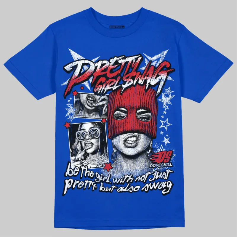 Blueberry 12s DopeSkill Royal T-shirt Pretty Girl Swag Graphic sold by DopeSkill