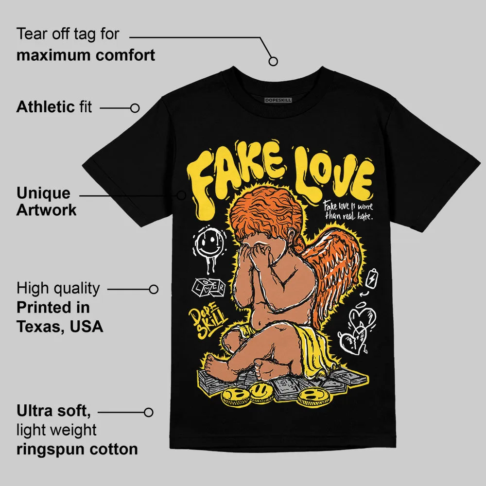 Black Tour Yellow AJ 4 Thunder DopeSkill Unisex T-Shirt New Fake Love Graphic sold by DopeSkill product image thumbnail 4