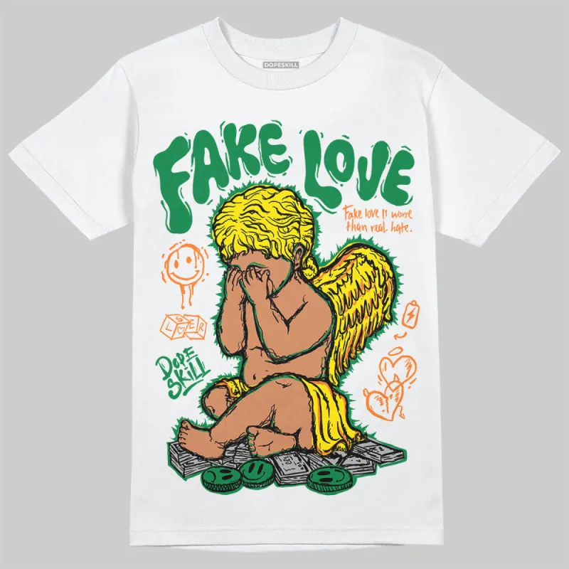 Dunk Reverse Brazil DopeSkill T-Shirt New Fake Love Graphic sold by DopeSkill