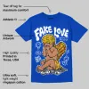 Royal Blue Collection DopeSkill Royal Blue T-shirt New Fake Love Graphic sold by DopeSkill