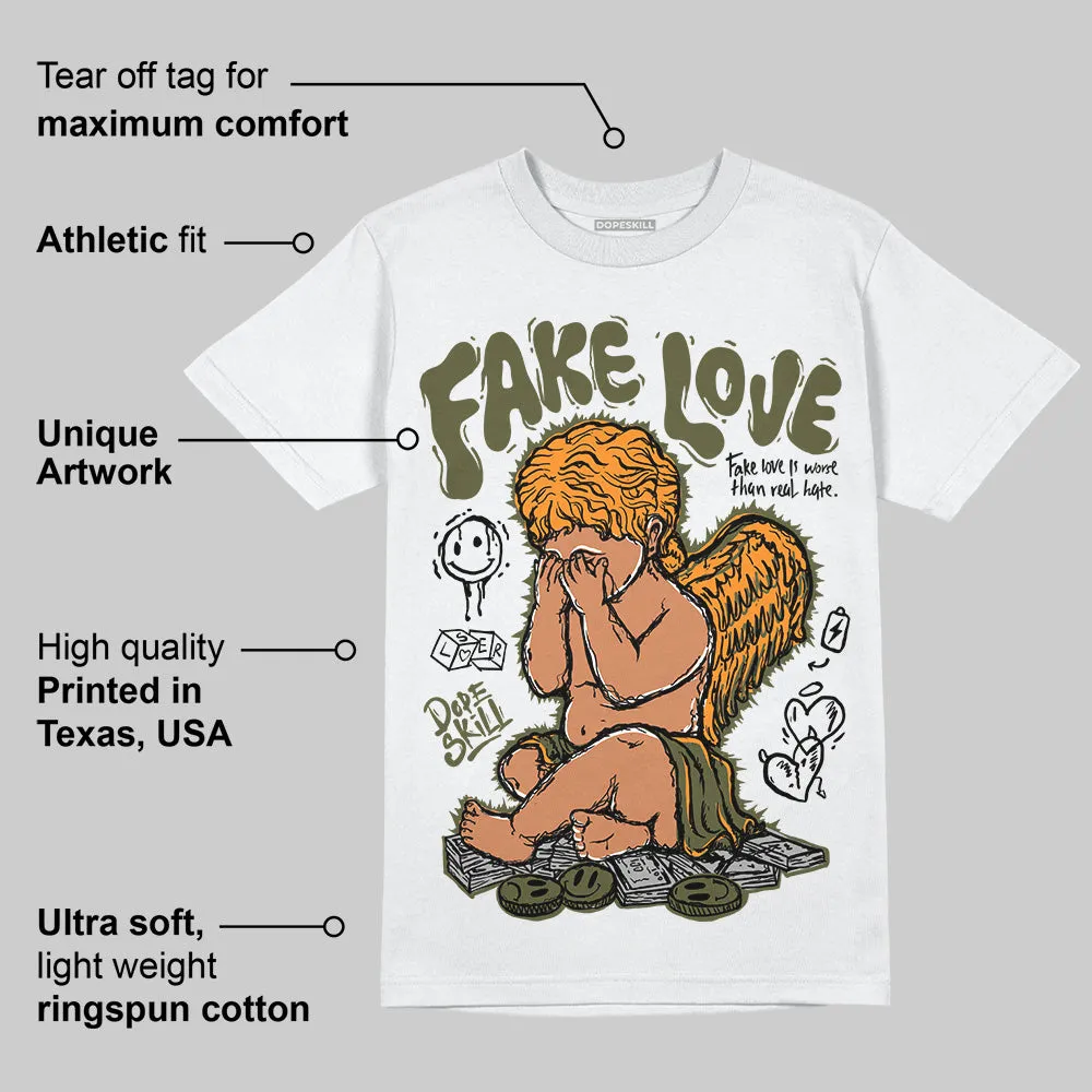 Olive Collection DopeSkill T-Shirt New Fake Love Graphic sold by DopeSkill product image thumbnail 3