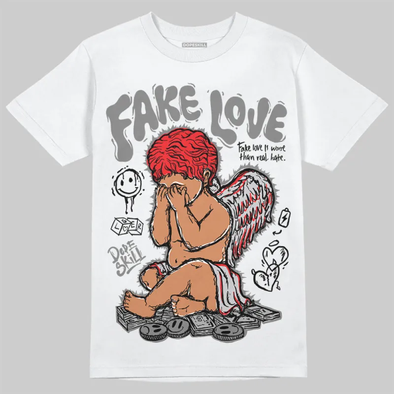 Grey Collection DopeSkill T-Shirt New Fake Love Graphic sold by DopeSkill