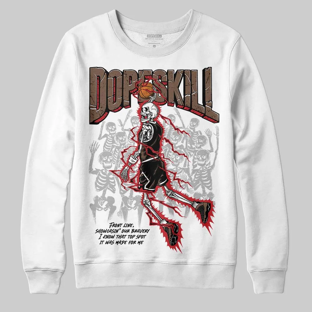 Olive 9s DopeSkill Sweatshirt Thunder Dunk Graphic sold by DopeSkill