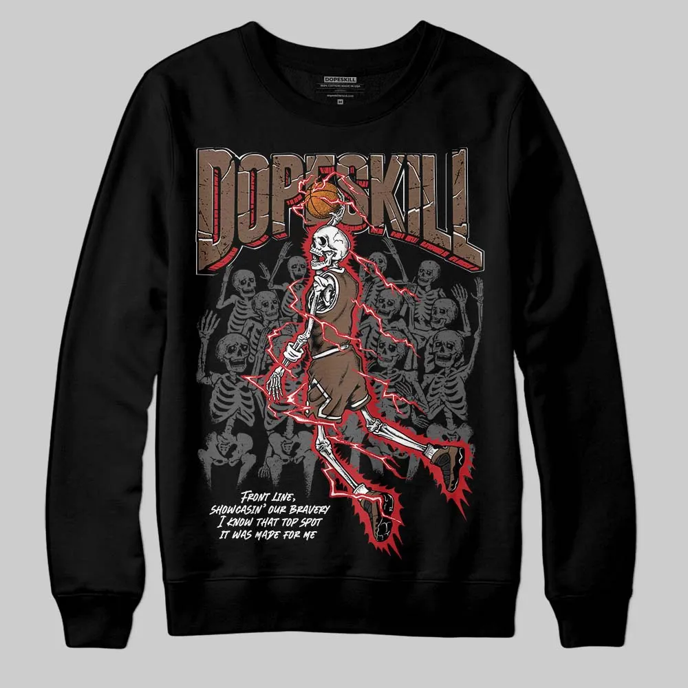 Olive 9s DopeSkill Sweatshirt Thunder Dunk Graphic sold by DopeSkill product image thumbnail 2