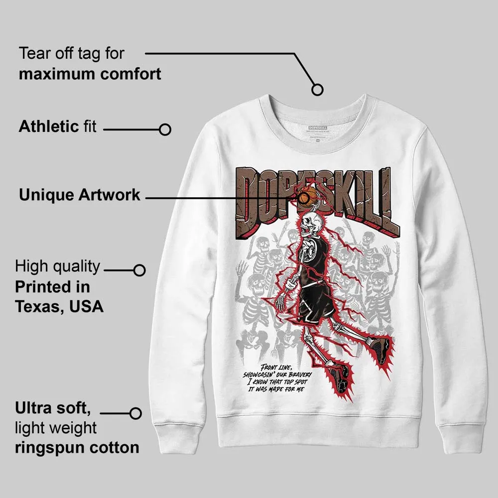 Olive 9s DopeSkill Sweatshirt Thunder Dunk Graphic sold by DopeSkill product image thumbnail 3