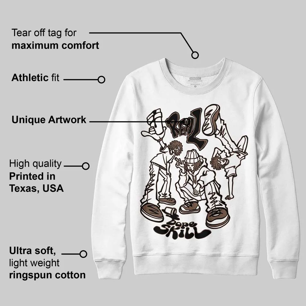 Olive 9s DopeSkill Sweatshirt Real Y2K Players Graphic sold by DopeSkill product image thumbnail 3