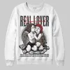 Olive 9s DopeSkill Sweatshirt Real Lover Graphic sold by DopeSkill