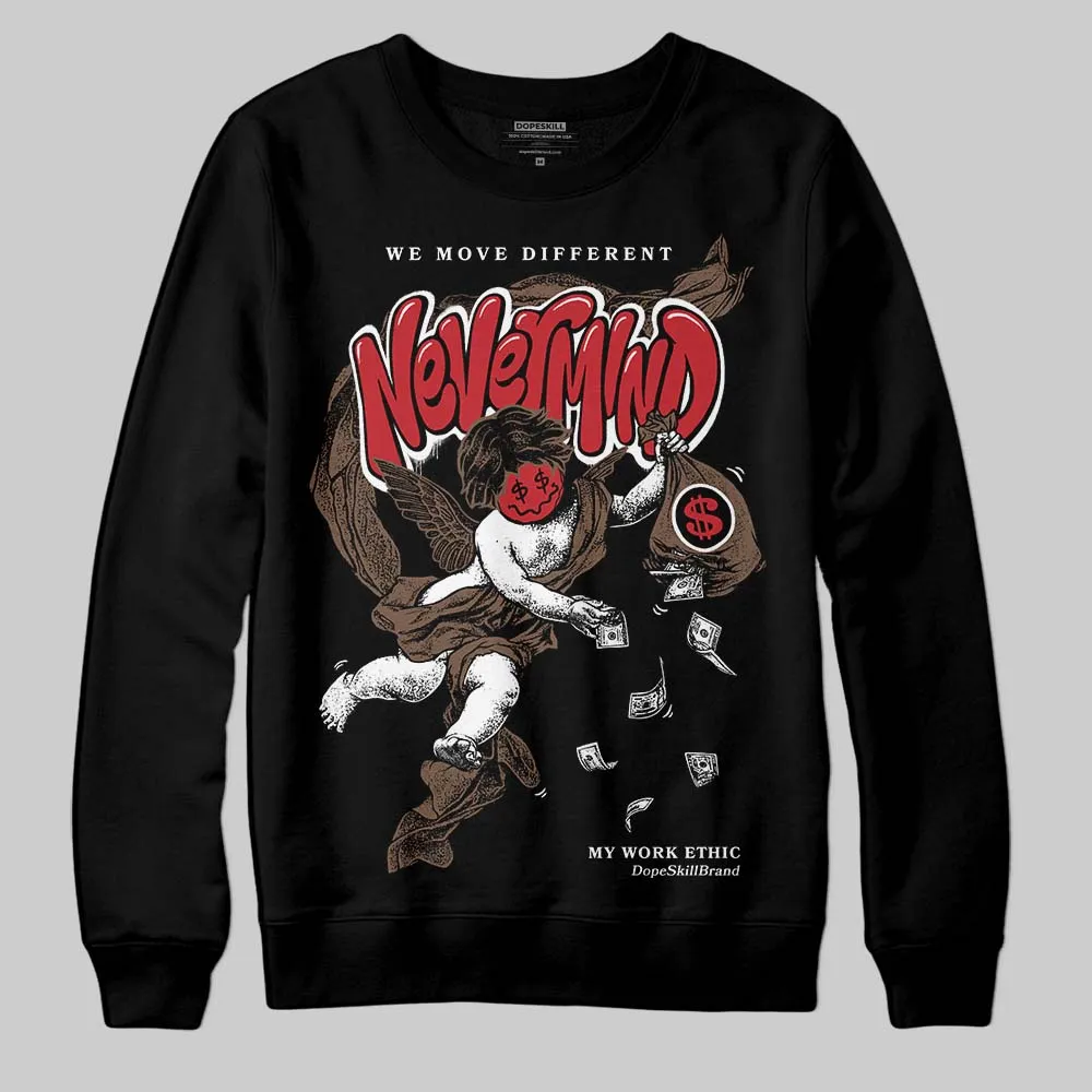 Olive 9s DopeSkill Sweatshirt Nevermind Graphic sold by DopeSkill product image thumbnail 2