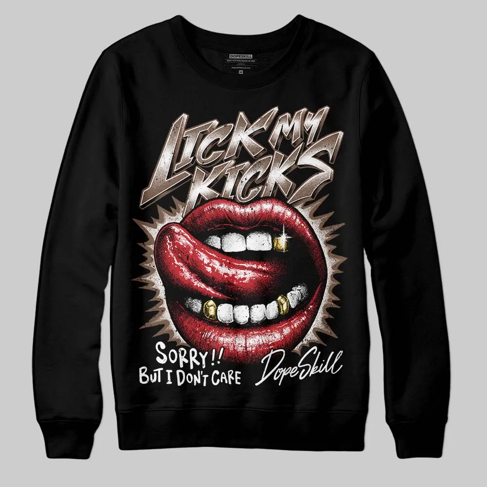 Olive 9s DopeSkill Sweatshirt Lick My Kicks Graphic sold by DopeSkill product image thumbnail 2