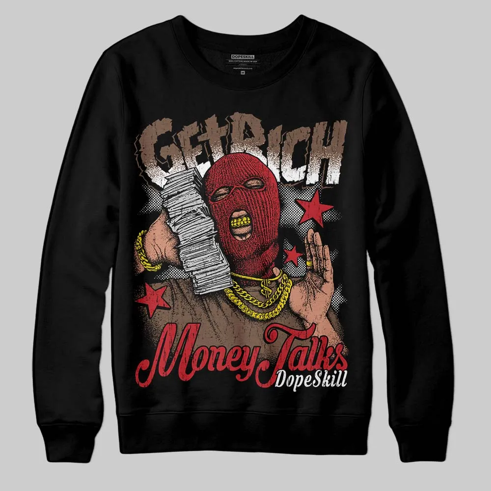 Olive 9s DopeSkill Sweatshirt Get Rich Graphic sold by DopeSkill product image thumbnail 2