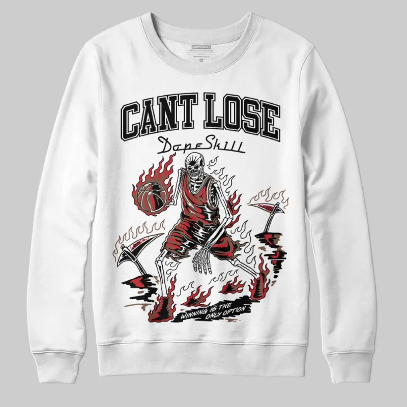 Olive 9s DopeSkill Sweatshirt Cant Lose Graphic sold by DopeSkill