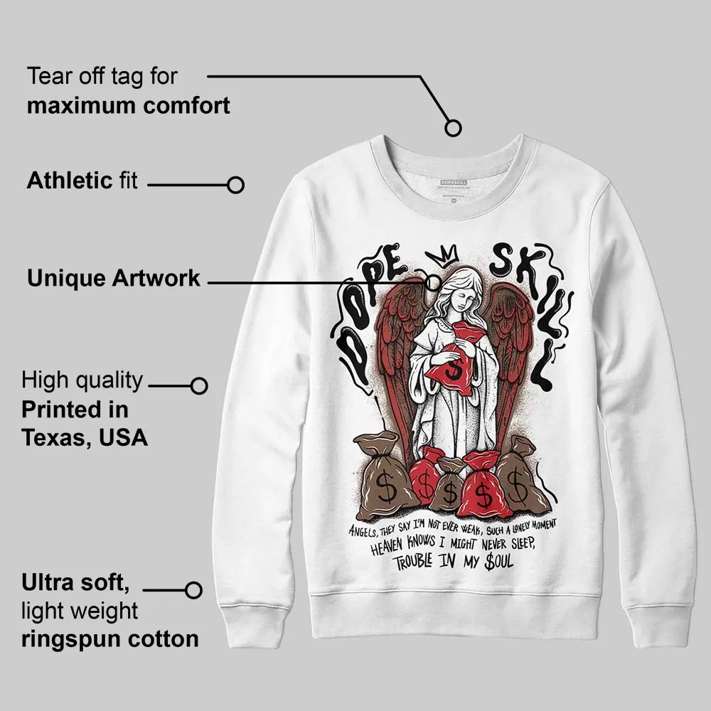 Olive 9s DopeSkill Sweatshirt Angels Graphic sold by DopeSkill product image thumbnail 3