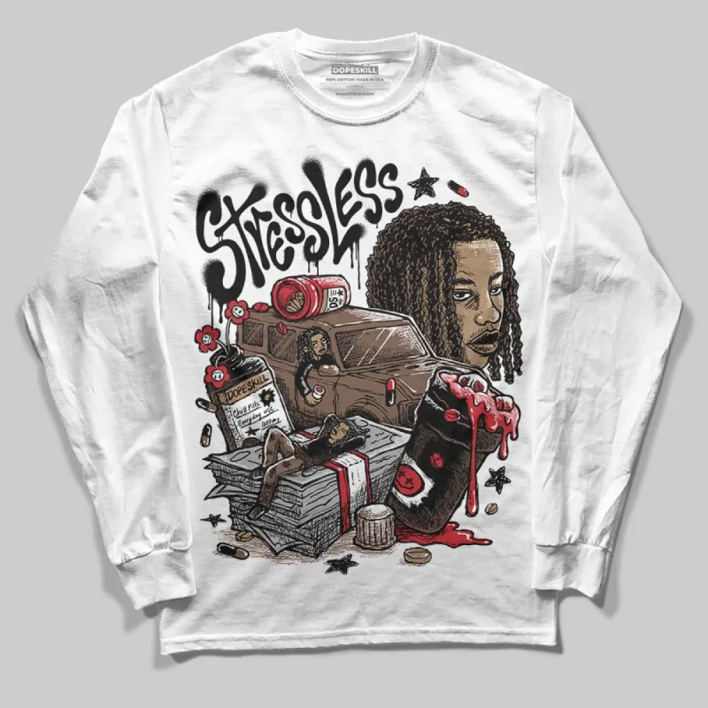 Olive 9s DopeSkill Long Sleeve T-Shirt Stressless Graphic sold by DopeSkill