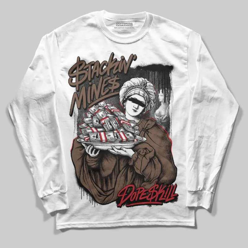Olive 9s DopeSkill Long Sleeve T-Shirt Stackin Mines Graphic sold by DopeSkill