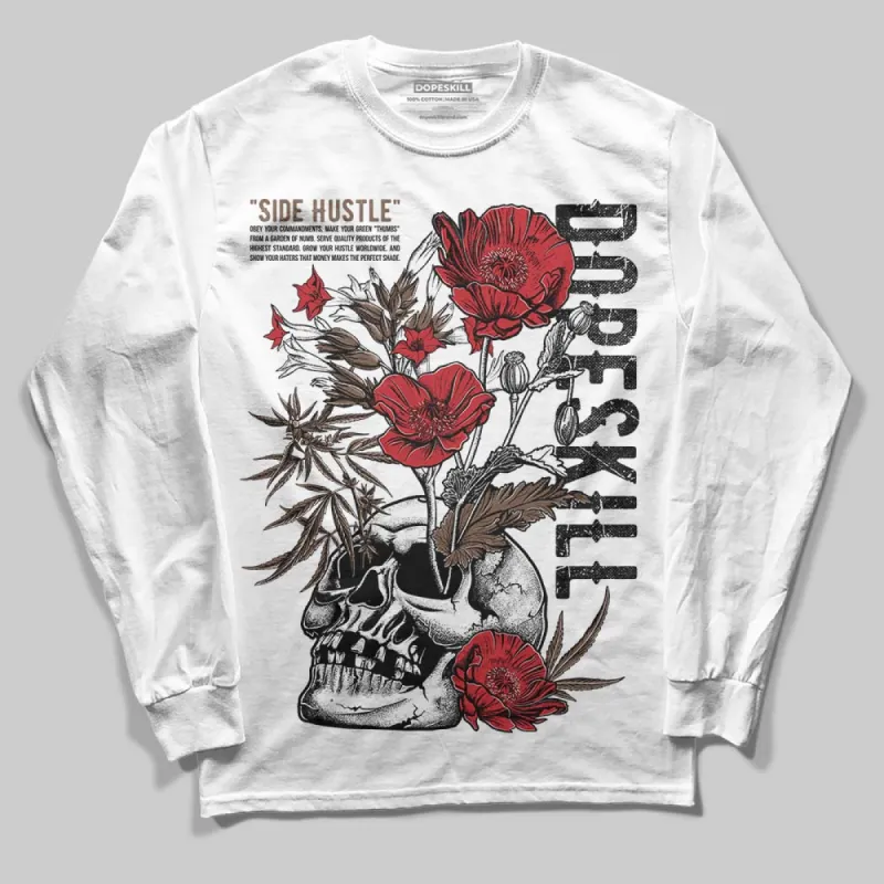 Olive 9s DopeSkill Long Sleeve T-Shirt Side Hustle Graphic sold by DopeSkill