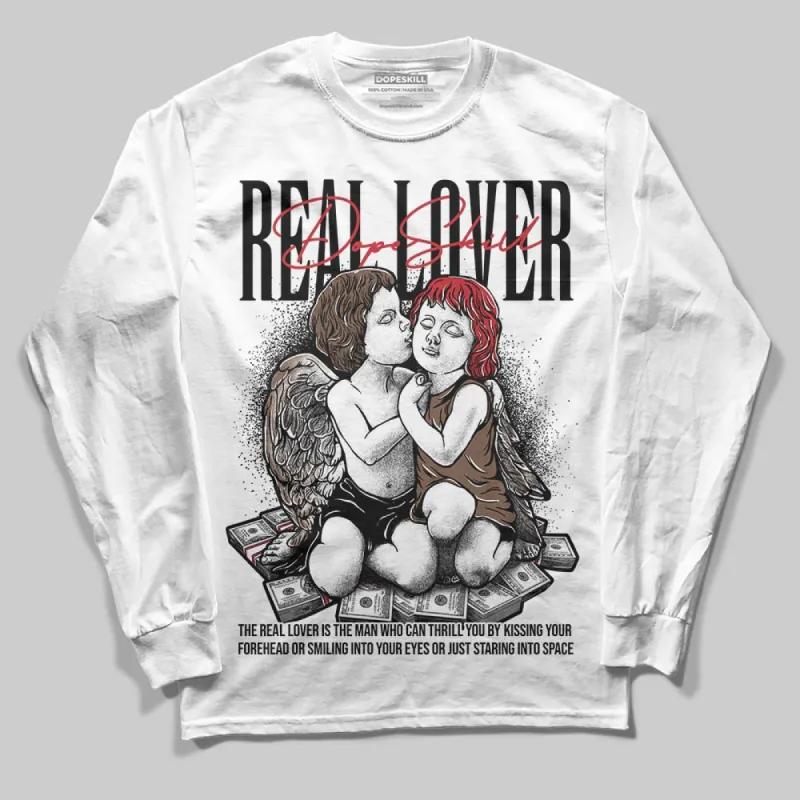 Olive 9s DopeSkill Long Sleeve T-Shirt Real Lover Graphic sold by DopeSkill