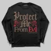 Olive 9s DopeSkill Long Sleeve T-Shirt Protect Me From Evil Graphic sold by DopeSkill
