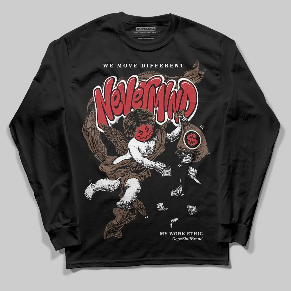 Olive 9s DopeSkill Long Sleeve T-Shirt Nevermind Graphic sold by DopeSkill product image thumbnail 2