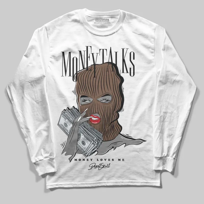 Olive 9s DopeSkill Long Sleeve T-Shirt Money Talks Graphic sold by DopeSkill