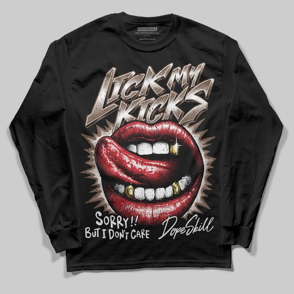 Olive 9s DopeSkill Long Sleeve T-Shirt Lick My Kicks Graphic sold by DopeSkill product image thumbnail 2