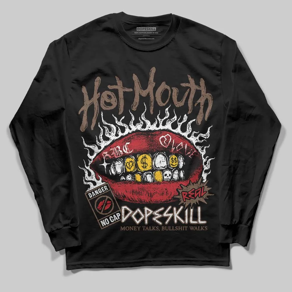 Olive 9s DopeSkill Long Sleeve T-Shirt Hot Mouth Graphic sold by DopeSkill product image thumbnail 2