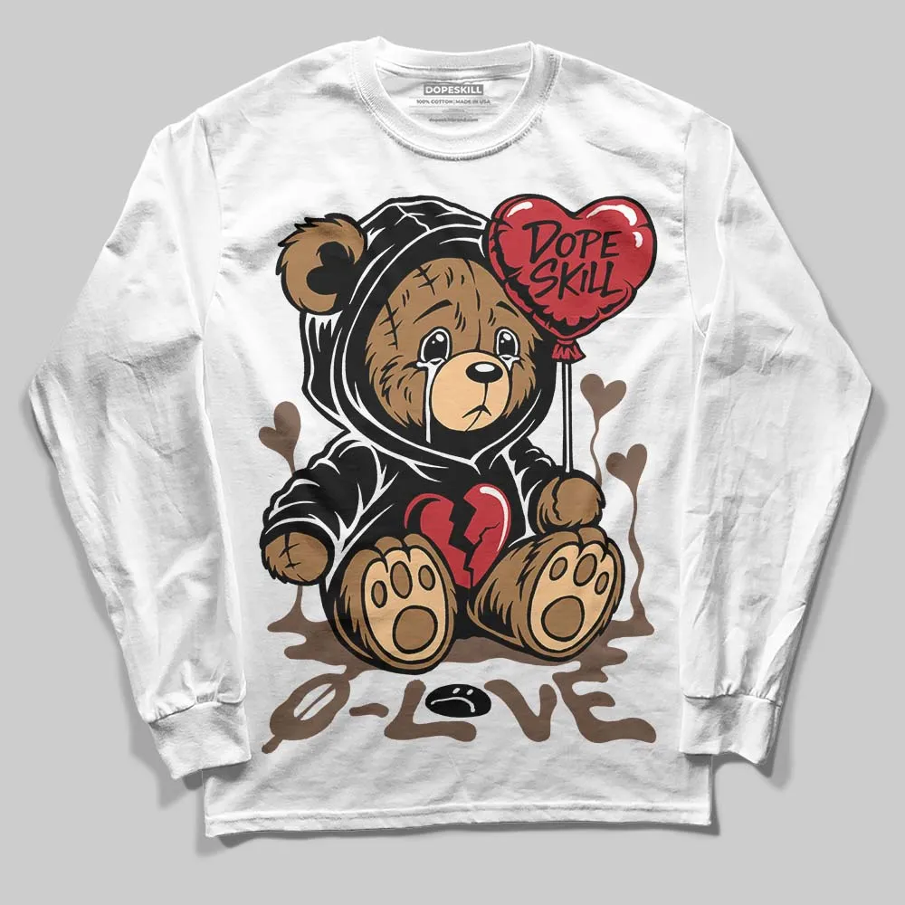 Olive 9s DopeSkill Long Sleeve T-Shirt Broken Bear Graphic sold by DopeSkill