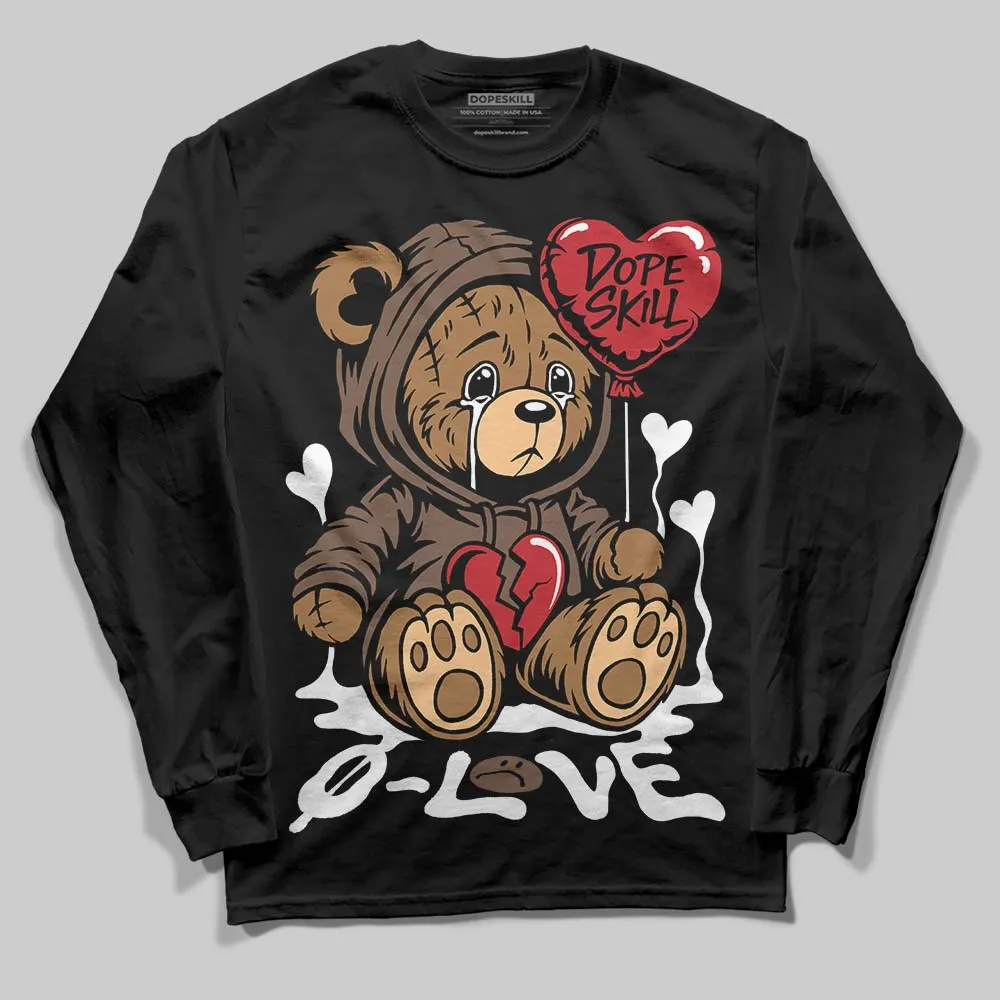Olive 9s DopeSkill Long Sleeve T-Shirt Broken Bear Graphic sold by DopeSkill product image thumbnail 2