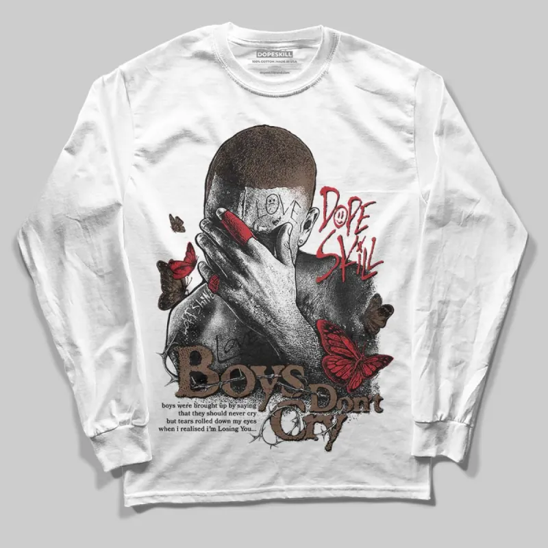 Olive 9s DopeSkill Long Sleeve T-Shirt Boys Don't Cry Graphic sold by DopeSkill