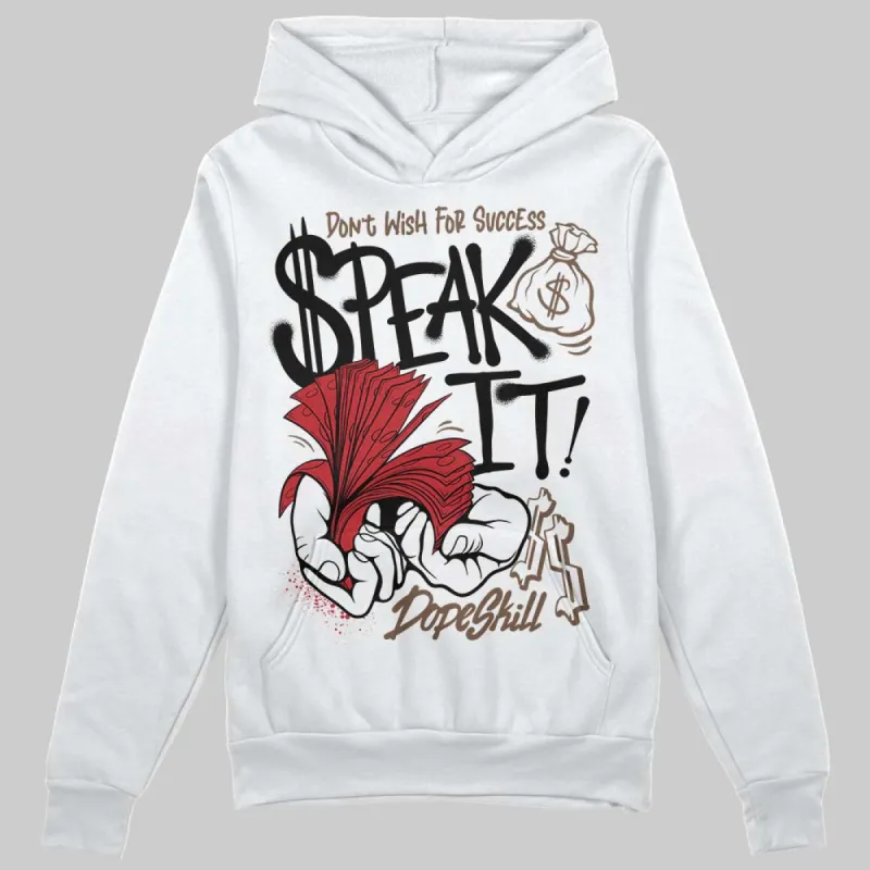 Olive 9s DopeSkill Hoodie Sweatshirt Speak It Graphic sold by DopeSkill
