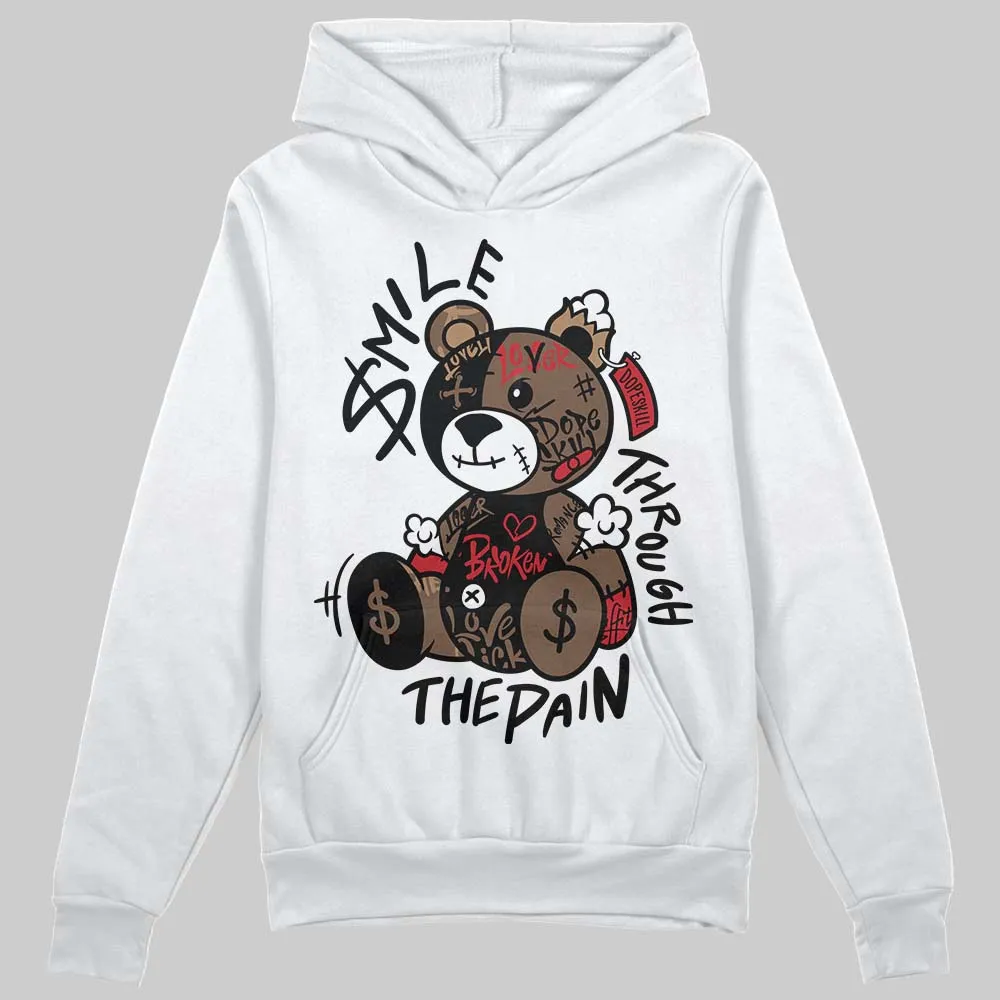 Olive 9s DopeSkill Hoodie Sweatshirt Smile Through The Pain Graphic sold by DopeSkill