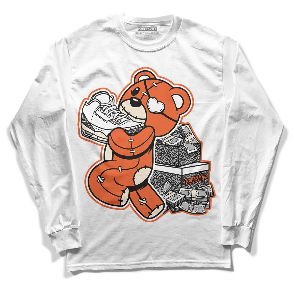 Georgia Peach 3s DopeSkill Long Sleeve T-Shirt Bear Steals Sneaker Graphic sold by DopeSkill product image thumbnail 2