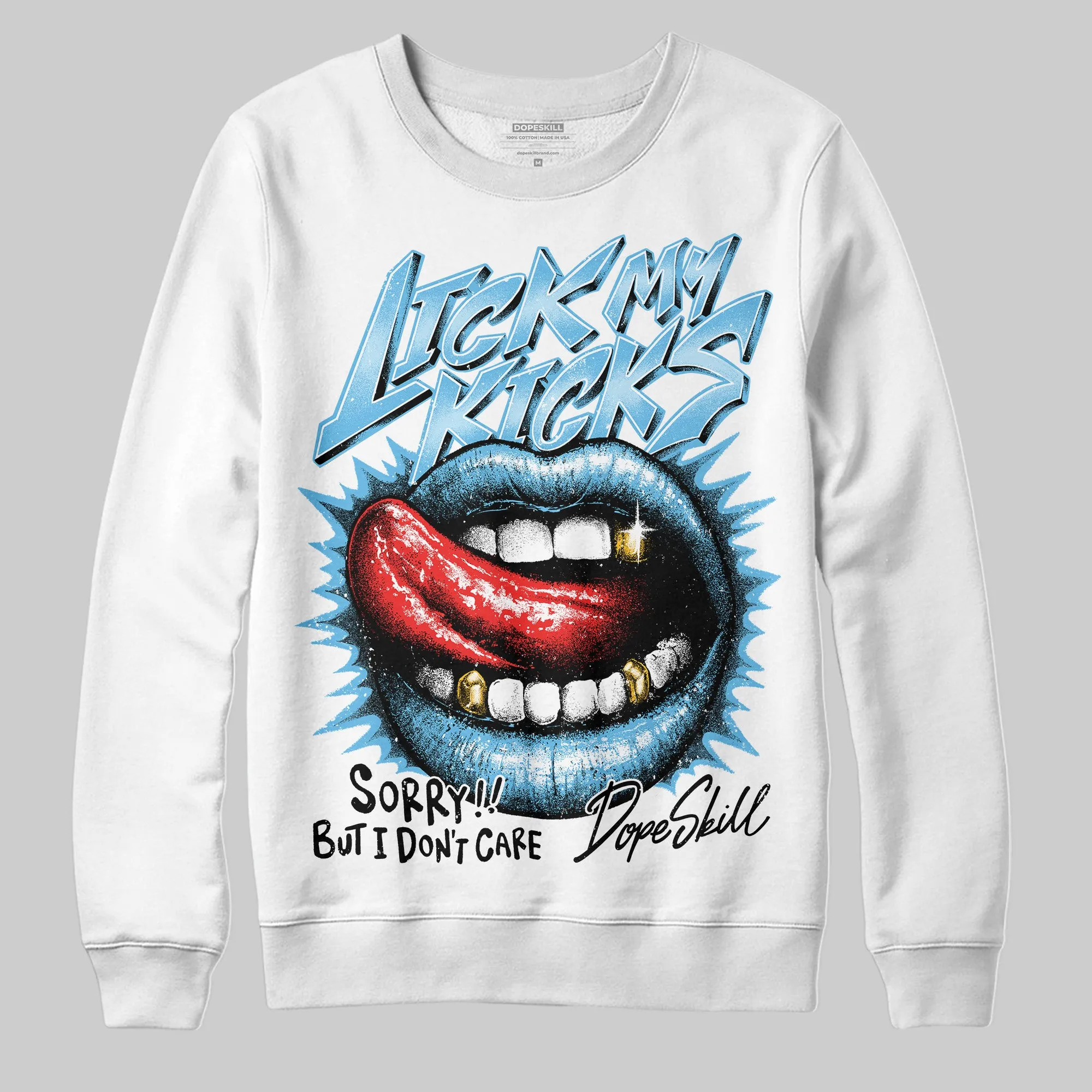 Legend Blue 11s DopeSkill Sweatshirt Lick My Kicks Graphic sold by DopeSkill