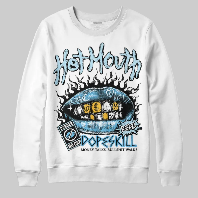 Legend Blue 11s DopeSkill Sweatshirt Hot Mouth Graphic sold by DopeSkill