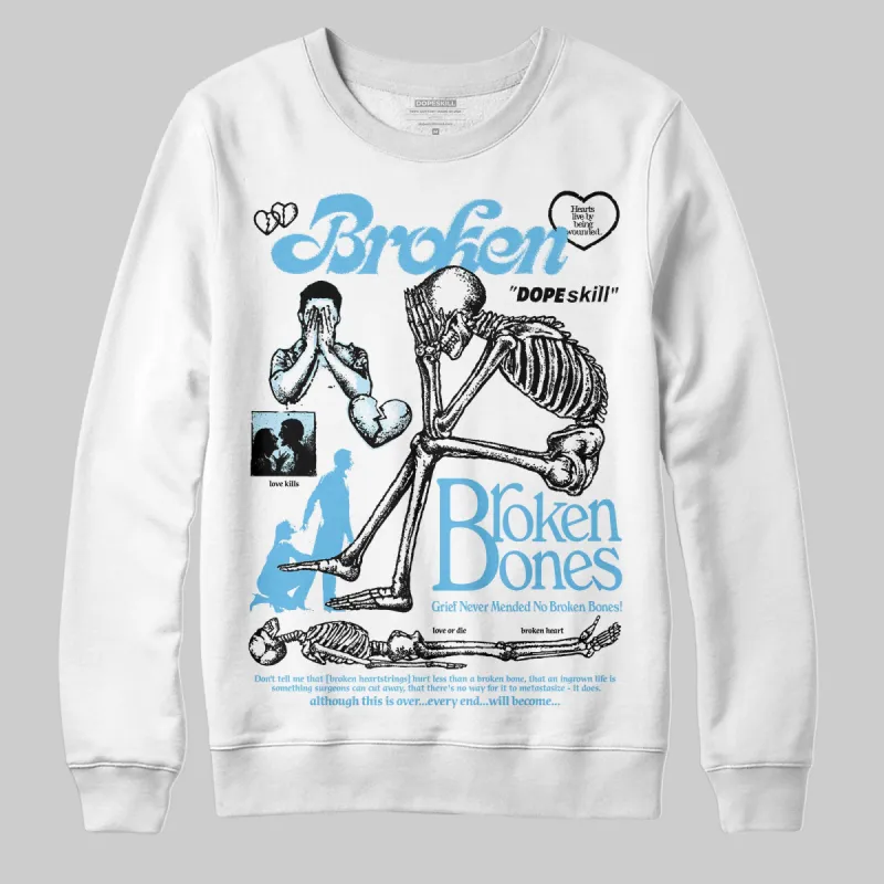 Legend Blue 11s DopeSkill Sweatshirt Broken Bones Graphic sold by DopeSkill