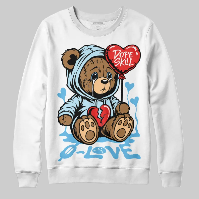 Legend Blue 11s DopeSkill Sweatshirt Broken Bear Graphic sold by DopeSkill
