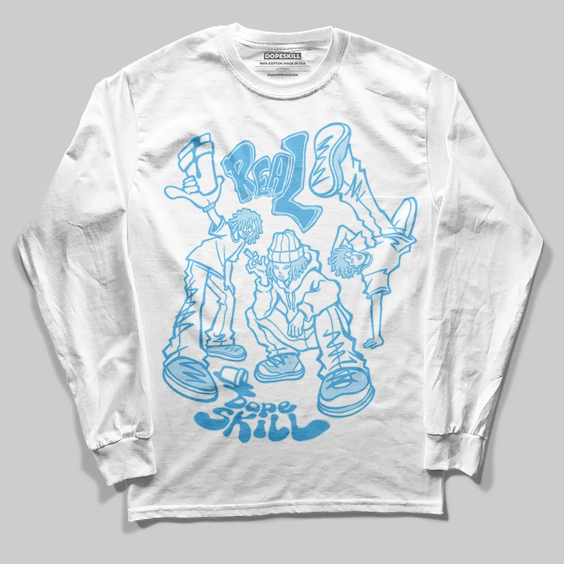 Legend Blue 11s DopeSkill Long Sleeve T-Shirt Real Y2K Players Graphic sold by DopeSkill