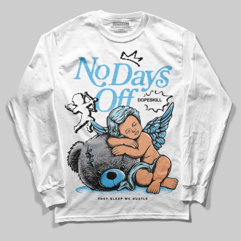 Legend Blue 11s DopeSkill Long Sleeve T-Shirt New No Days Off Graphic sold by DopeSkill