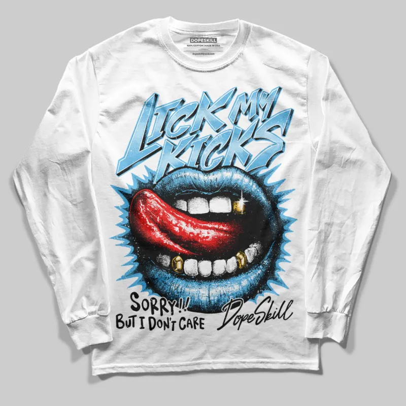 Legend Blue 11s DopeSkill Long Sleeve T-Shirt Lick My Kicks Graphic sold by DopeSkill