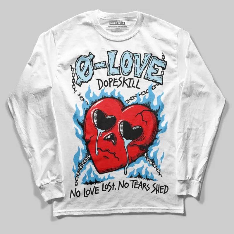 Legend Blue 11s DopeSkill Long Sleeve T-Shirt Crying Heart Graphic sold by DopeSkill