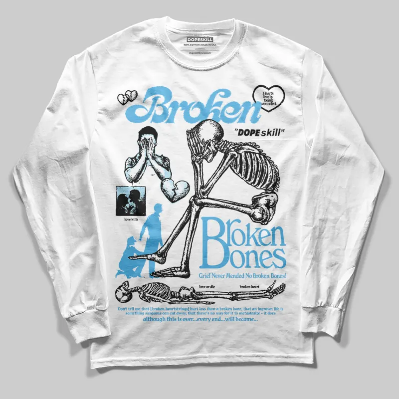 Legend Blue 11s DopeSkill Long Sleeve T-Shirt Broken Bones Graphic sold by DopeSkill