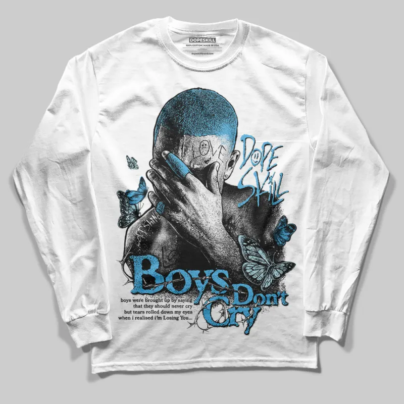 Legend Blue 11s DopeSkill Long Sleeve T-Shirt Boys Don't Cry Graphic sold by DopeSkill