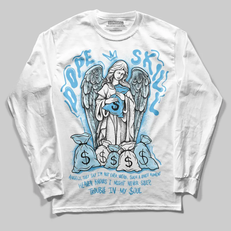 Legend Blue 11s DopeSkill Long Sleeve T-Shirt Angels Graphic sold by DopeSkill
