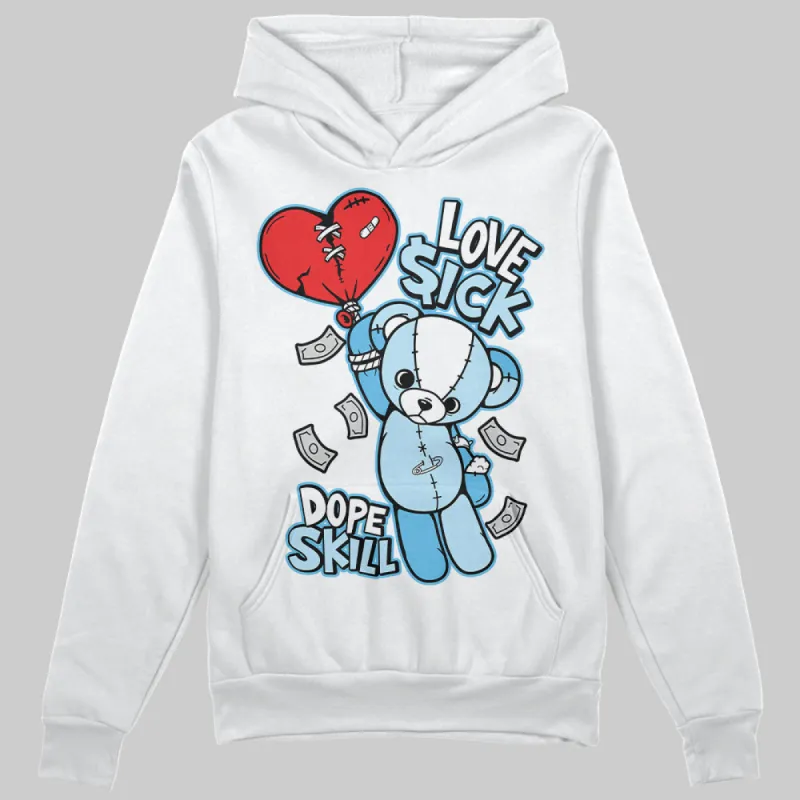 Legend Blue 11s DopeSkill Hoodie Sweatshirt Love Sick Graphic sold by DopeSkill
