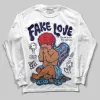 University Blue Collection DopeSkill Long Sleeve T-Shirt New Fake Love Graphic sold by DopeSkill