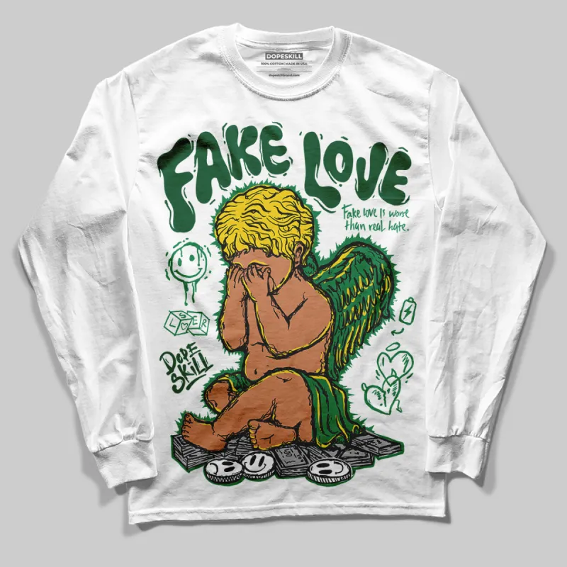 Green Collection DopeSkill Long Sleeve T-Shirt New Fake Love Graphic sold by DopeSkill