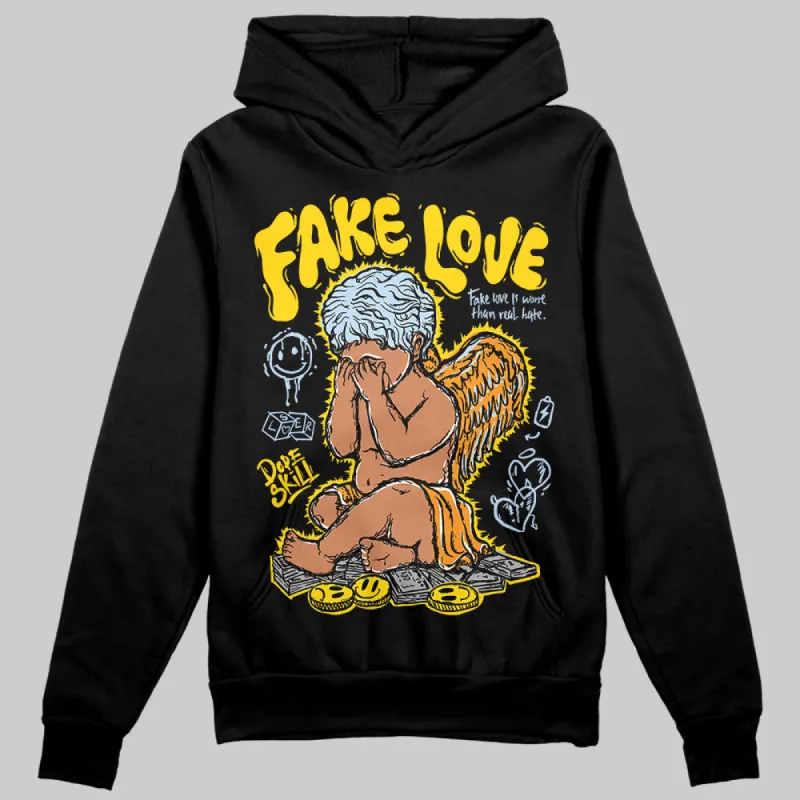 Yellow Ochre 6s DopeSkill Hoodie Sweatshirt New Fake Love Graphic sold by DopeSkill