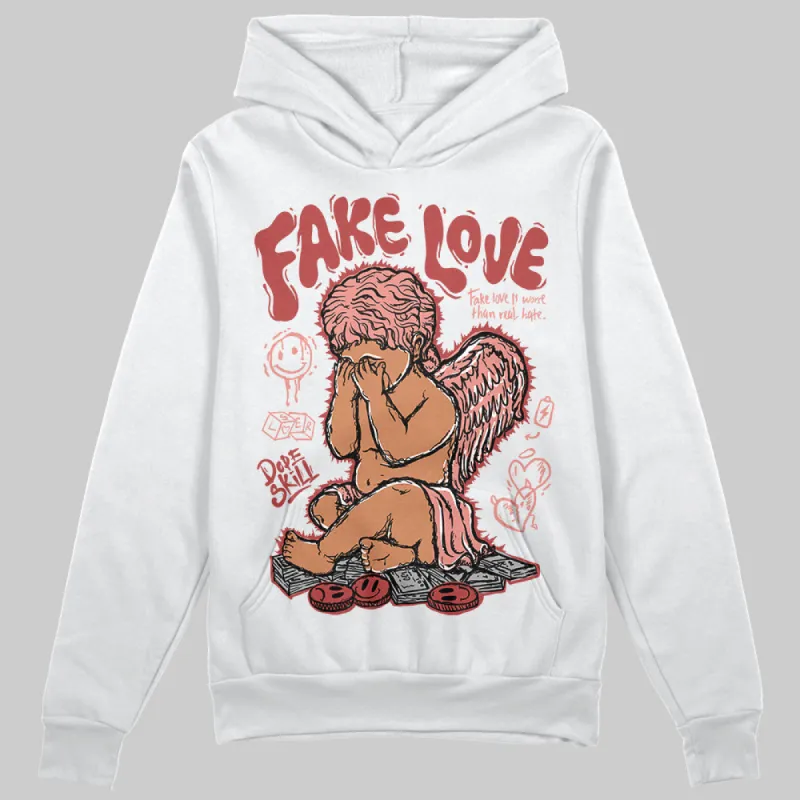 Dune Red 13s DopeSkill Hoodie Sweatshirt New Fake Love Graphic sold by DopeSkill